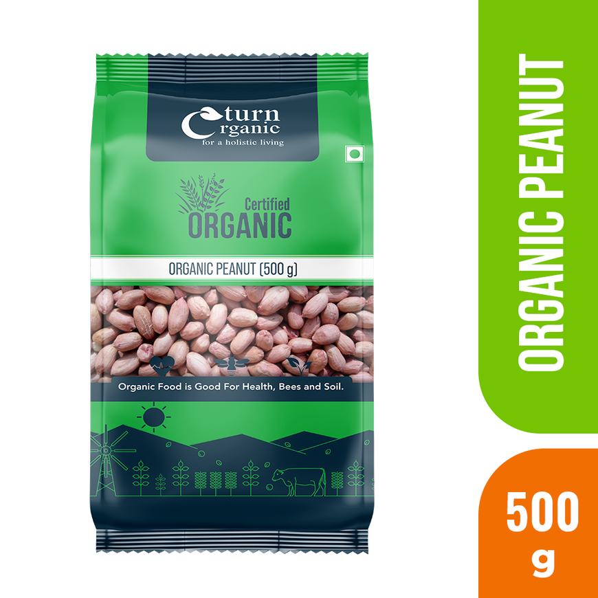 Organic Groundnut / Peanuts (500gm)