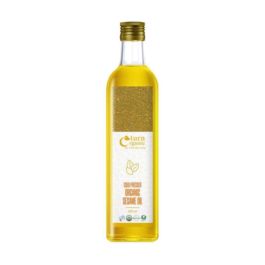 Cold Pressed Organic Sesame oil- 500ml