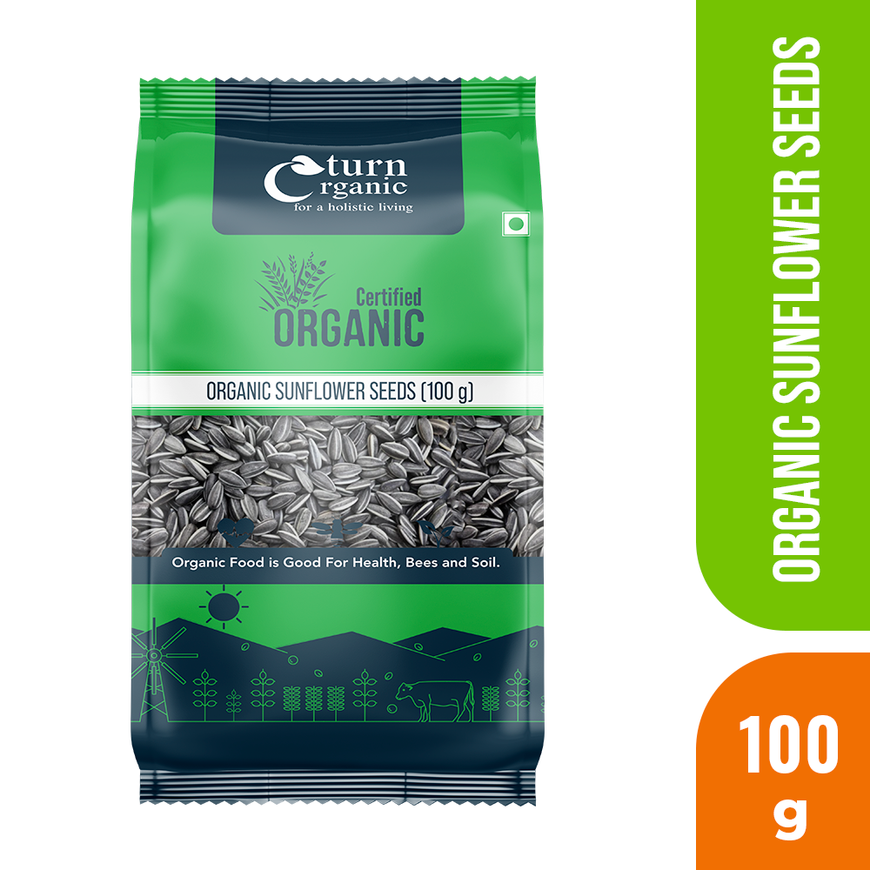 Turn Organic Sunflower Seeds- 100g
